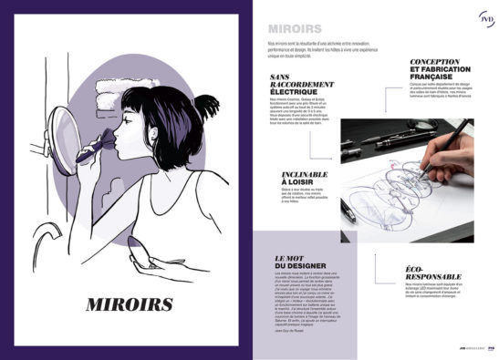 Catalogue JVD rubrique Miroir