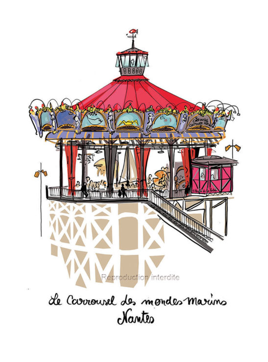 Le manège des mondes Marins