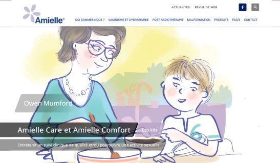 Illustrations pour le site Amielle