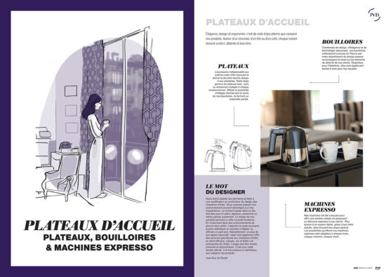 Illustrations pour le catalogue JVD